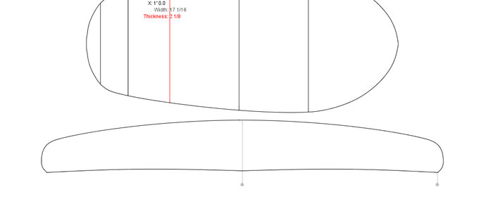 Tail slice w/ double concave